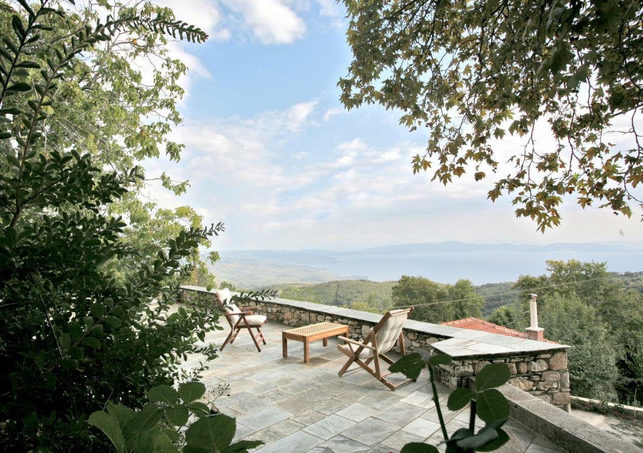 Pelion Belvedere - The Modern Cottage Vizitsa Esterno foto